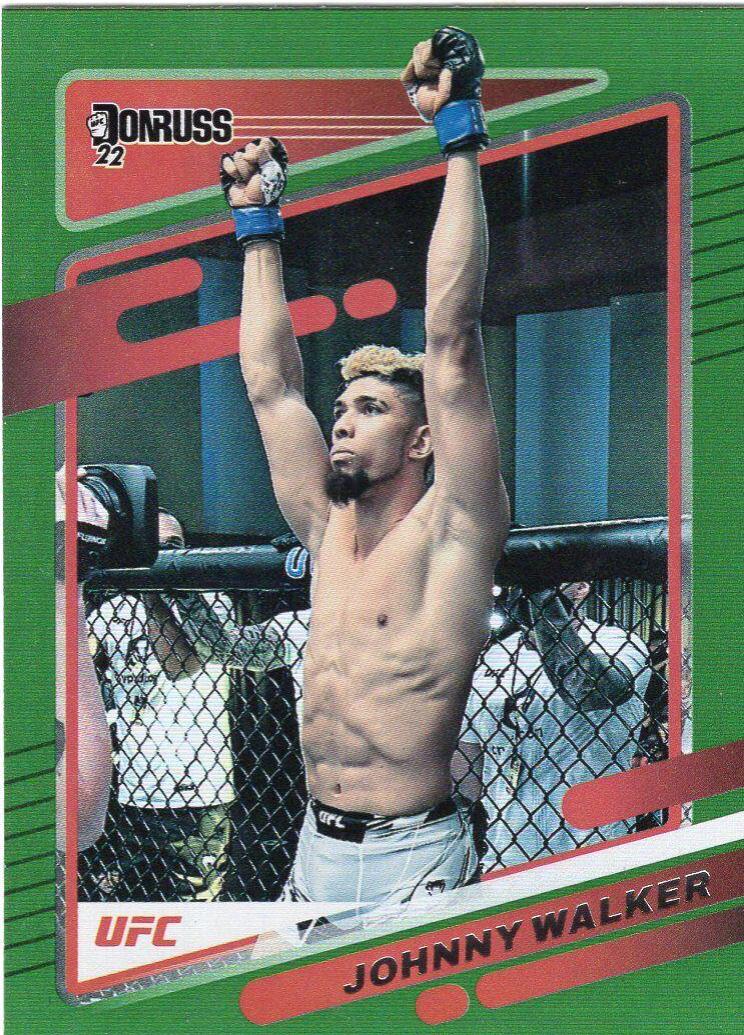 Johnny Walker 2022 Panini Donruss UFC Base #134 Green