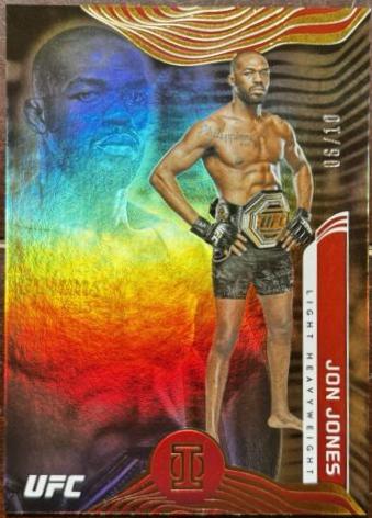 Jon Jones 2022 Panini Chronicles UFC Base Illusions #273 Gold