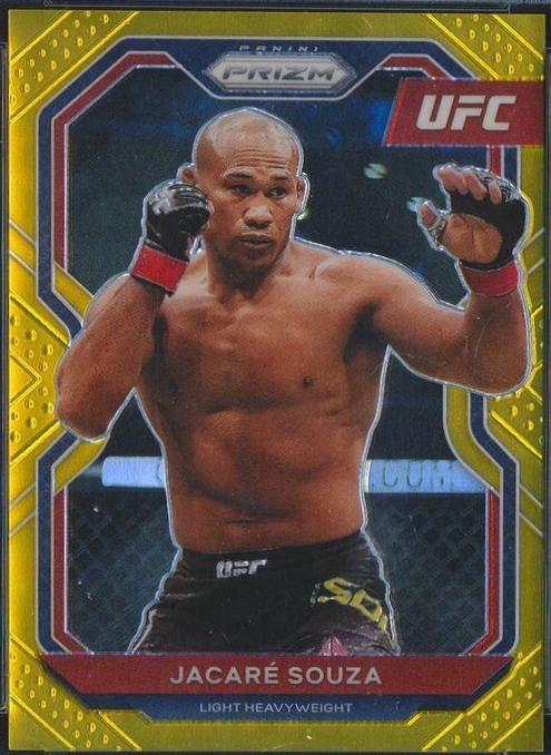 Ronaldo Souza 2021 Panini Prizm UFC Base #21 Gold