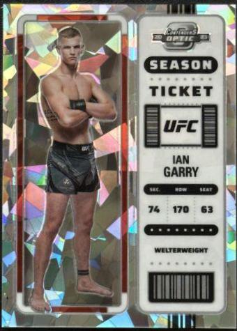 Ian Machado Garry 2023 Panini Chronicles UFC Base Contenders Optic Season Ticket #358 Silver