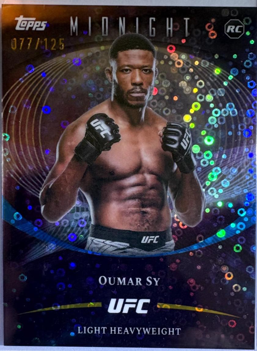 Oumar Sy 2026 Topps Midnight UFC Base #37 Morning