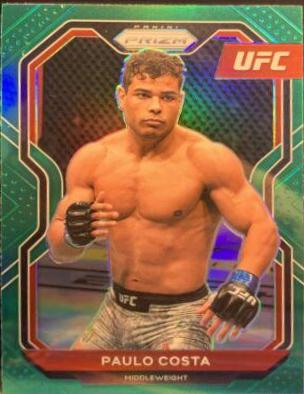 Paulo Costa 2021 Panini Prizm UFC Base #69 Green