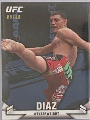 Nick Diaz 2013 Topps UFC Knockout Base #24 Blue