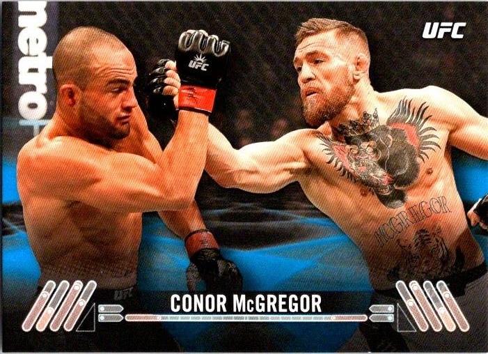 Conor McGregor 2017 Topps UFC Knockout Base #2 Blue