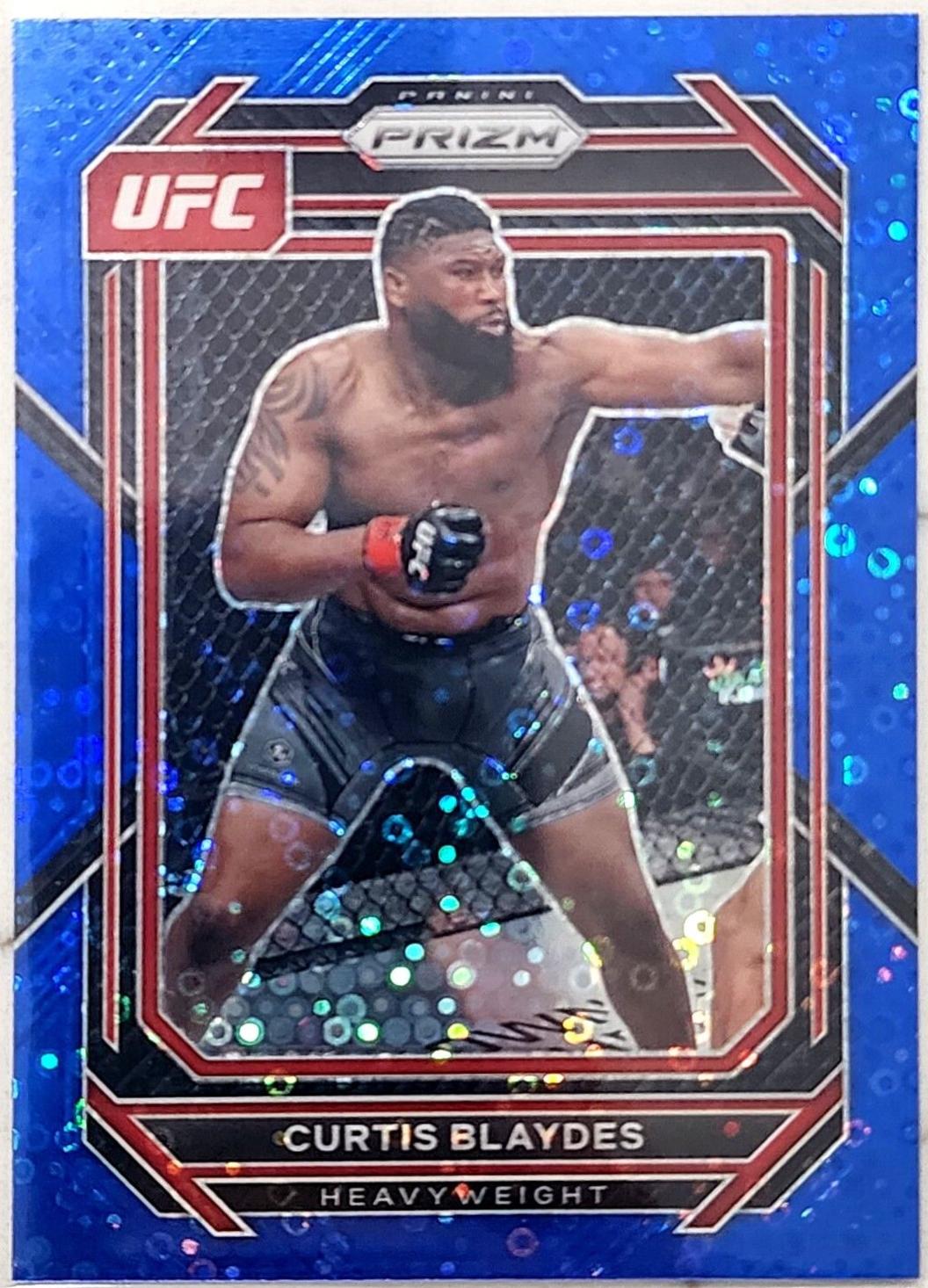 Curtis Blaydes 2023 Panini Prizm Under Card UFC Base #135 Blue