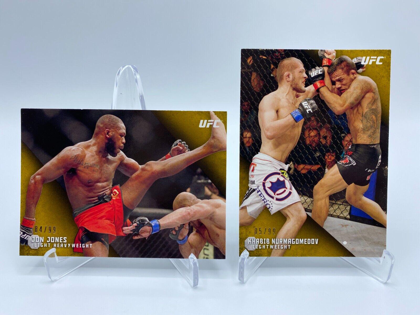 Jon Jones 2015 Topps UFC Knockout Base #1 Gold