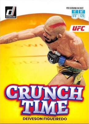 Deiveson Figueiredo 2023 Panini Donruss UFC Crunch Time #17 Press Proof Gold