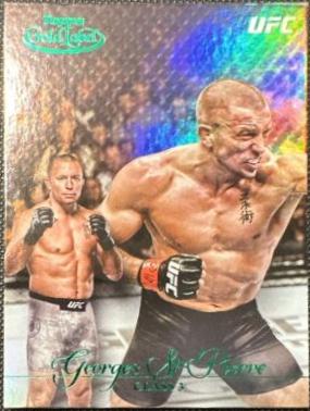 Georges St-Pierre 2024 Topps Gold Label UFC Base Class III #22 Gold