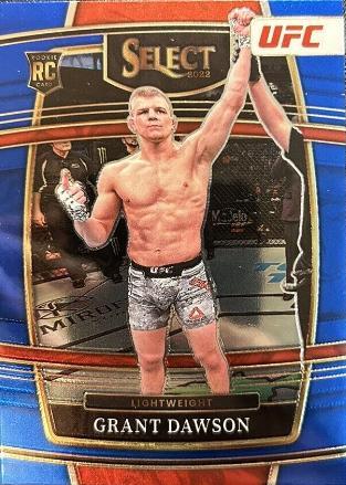 Grant Dawson 2022 Panini Select UFC Concourse #1 Blue Prizm