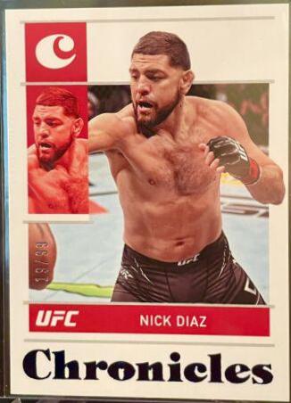 Nick Diaz 2022 Panini Chronicles UFC Base Chronicles #5 Blue