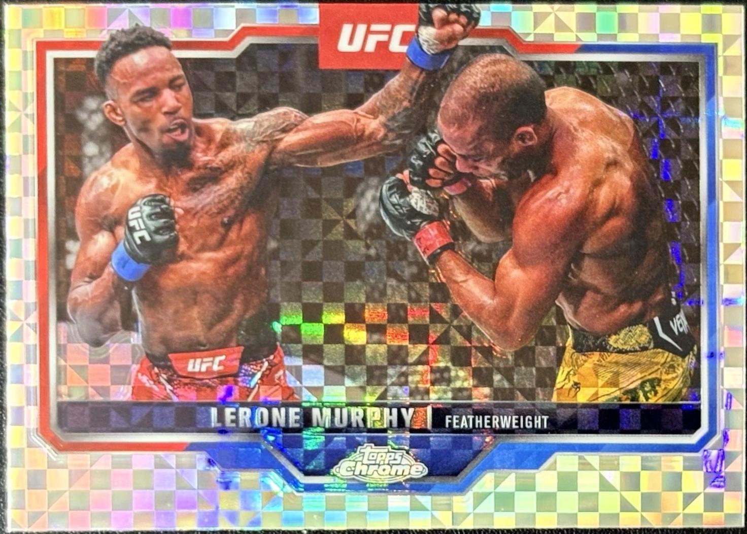 Lerone Murphy 2025 Topps Chrome UFC Base #15 X-Fractor