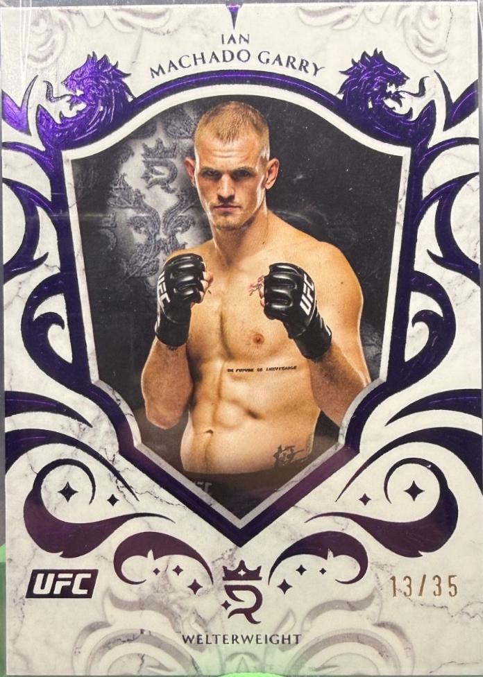 Ian Machado Garry 2025 Topps Royalty UFC Base #38 Purple