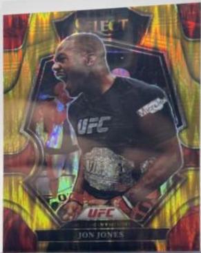 Jon Jones 2023 Panini Select UFC Octagonside #251 Gold Flash