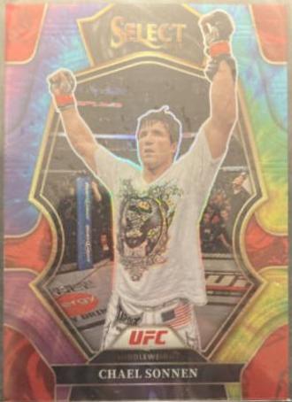 Chael Sonnen 2023 Panini Select UFC Premier Level #185 Tie Dye