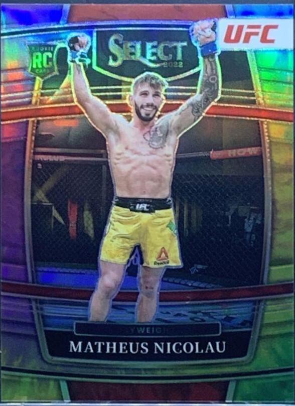 Matheus Nicolau 2022 Panini Select UFC Concourse #83 Tie Dye