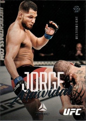 Jorge Masvidal 2021 Panini Chronicles UFC Base Luminance #55 Asia Gold