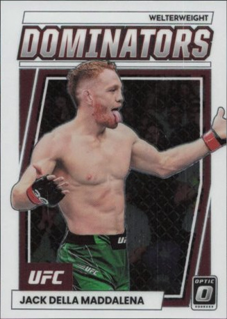 Jack Della Maddalena 2023 Panini Donruss Optic UFC Dominators #7 Gold