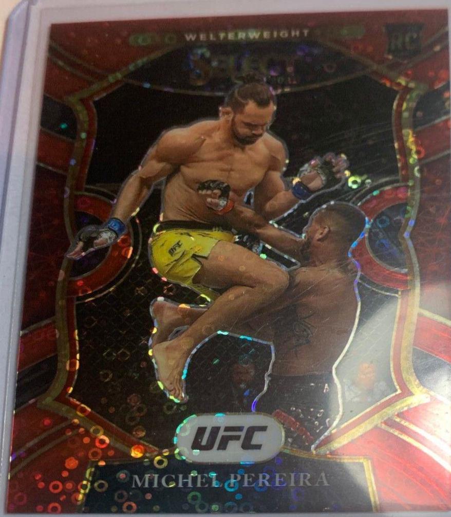 Michel Pereira 2021 Panini Select UFC Concourse #29 Red Disco