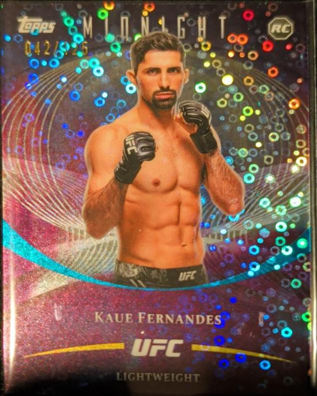 Kaue Fernandes 2026 Topps Midnight UFC Base #18 Morning