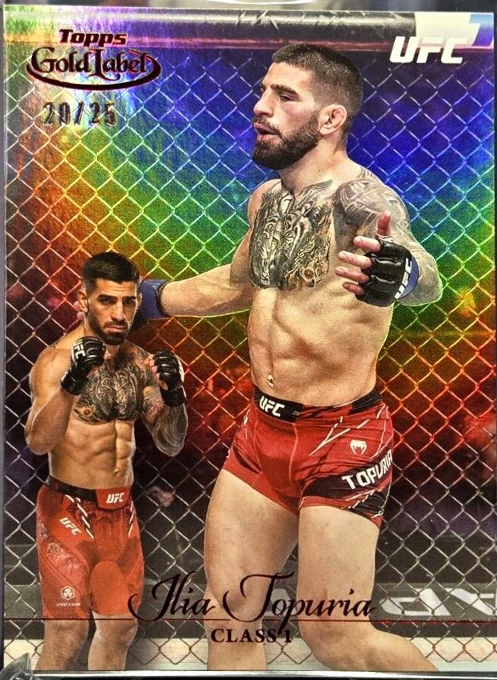 Ilia Topuria 2024 Topps Gold Label UFC Base Class I #8 Black