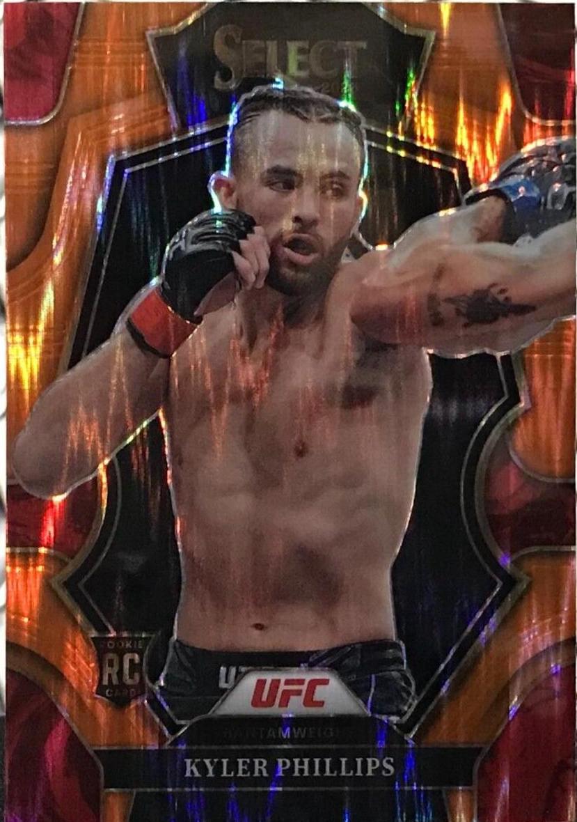 Kyler Phillips 2023 Panini Select UFC Premier Level #126 Orange Flash