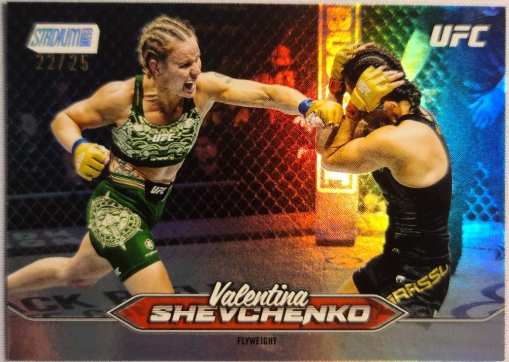 Valentina Shevchenko 2025 Topps Stadium Club UFC Base #156 Rainbow