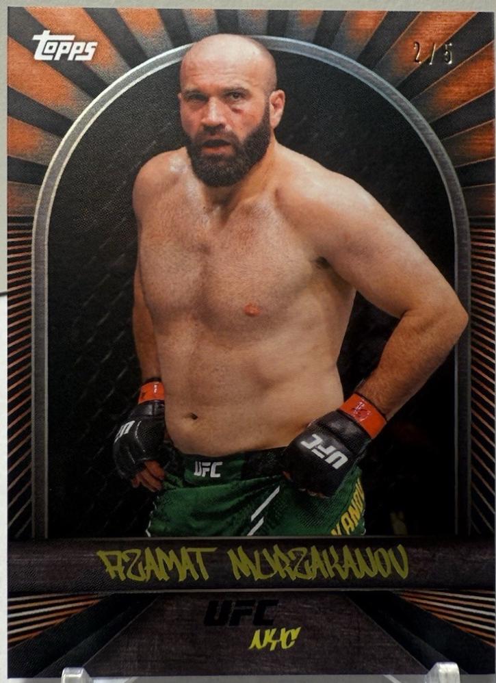 Azamat Murzakanov 2024 Topps UFC NYC Base #14 Orange