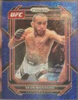 Sean Woodson 2023 Panini Prizm UFC Base #166 Blue Shimmer
