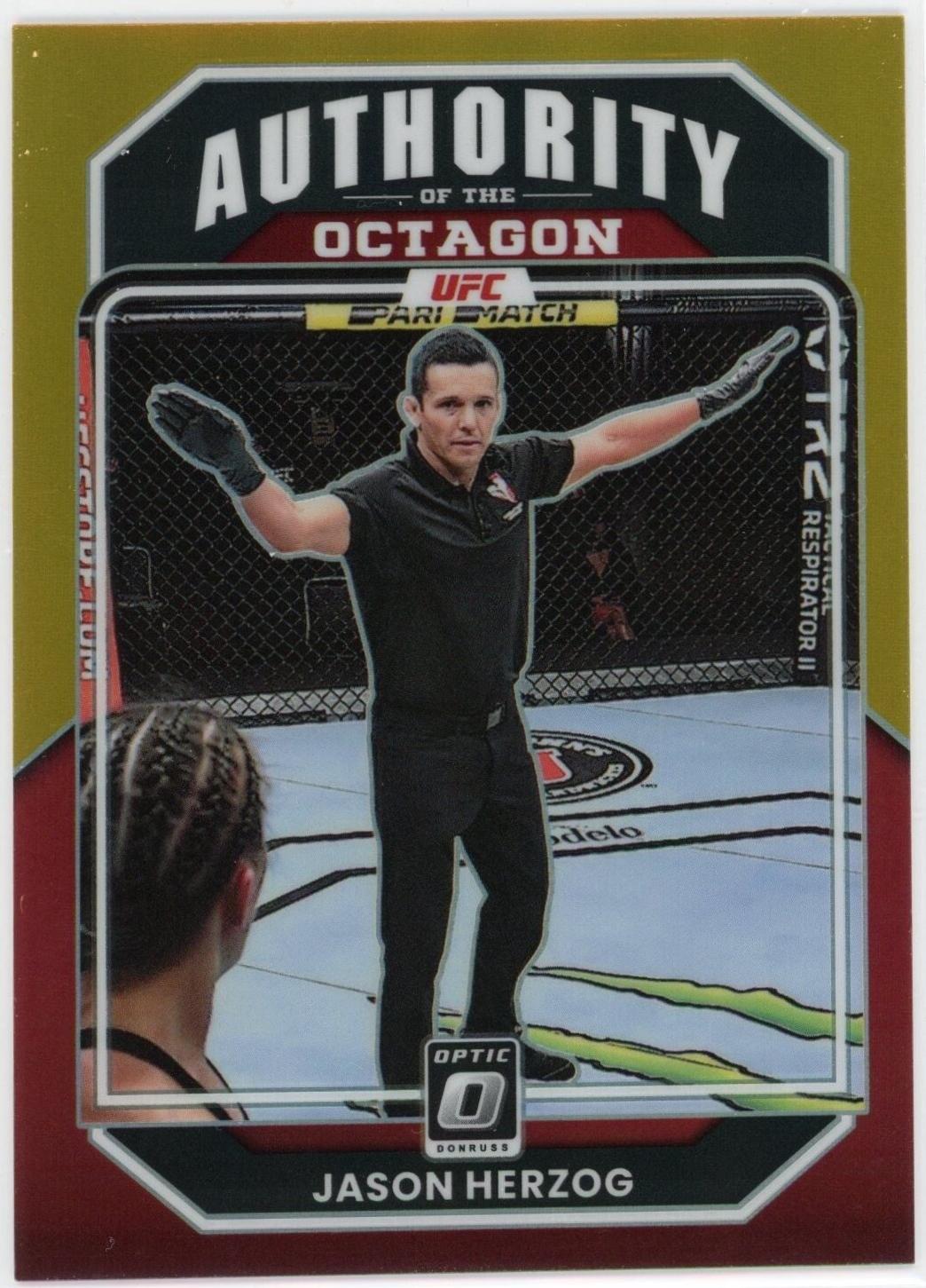Jason Herzog 2023 Panini Donruss Optic UFC Base #150 Gold