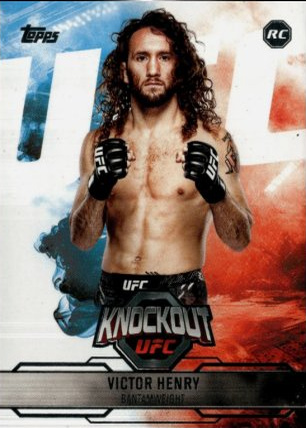 Victor Henry 2025 Topps Knockout UFC Base #83 Black