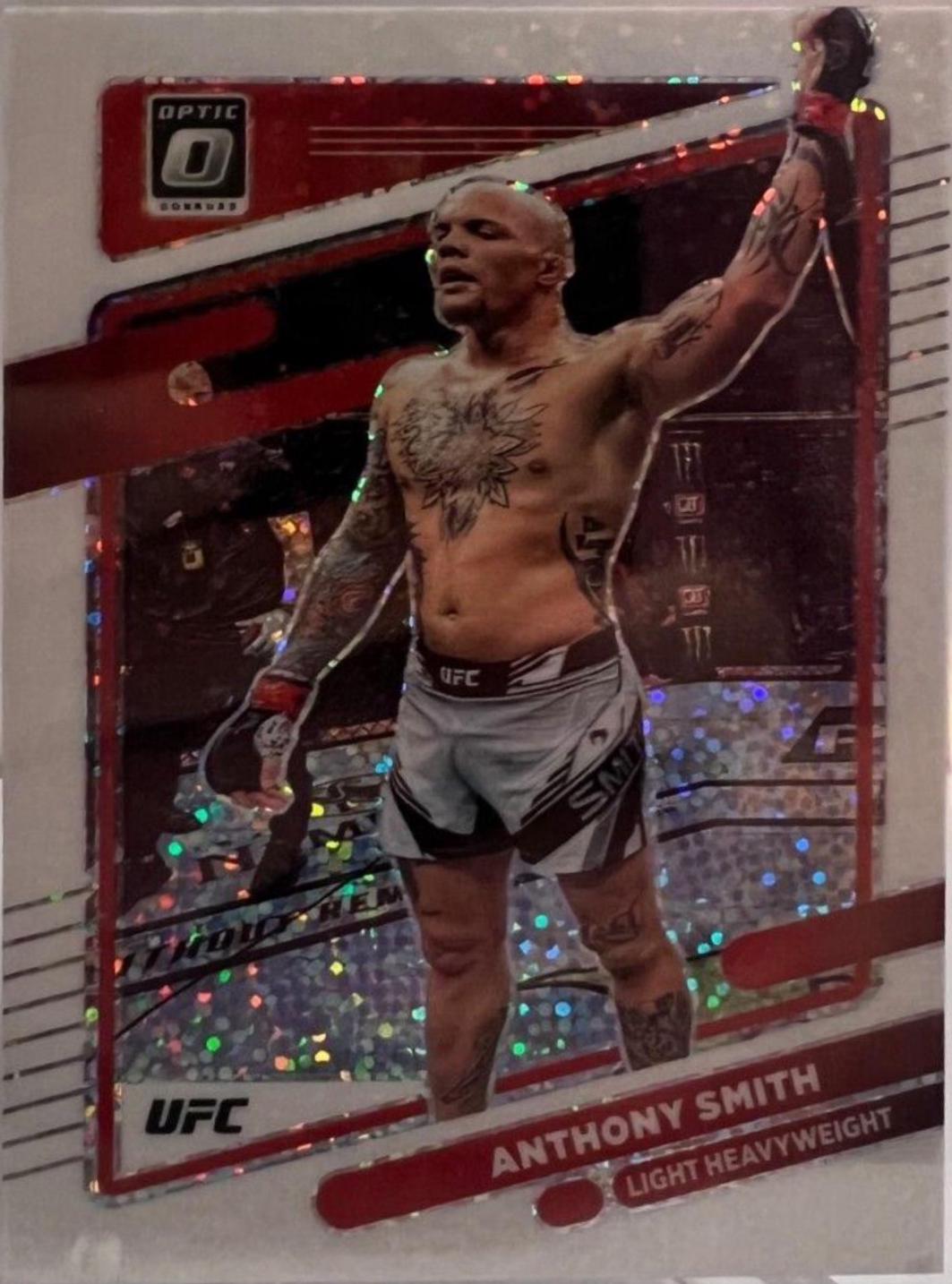Anthony Smith 2022 Panini Donruss Optic UFC Base #20 White Sparkle