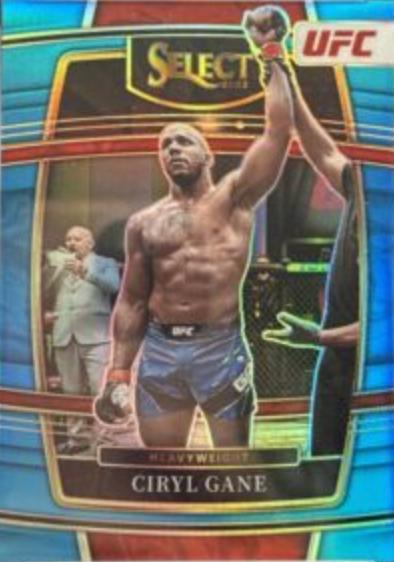 Ciryl Gane 2022 Panini Select UFC Concourse #47 Light Blue