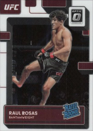 Raul Rosas 2023 Panini Donruss Optic UFC Base #115 Gold Vinyl
