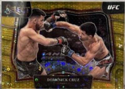 Dominick Cruz 2023 Panini Select UFC Octagonside #228 Gold Disco