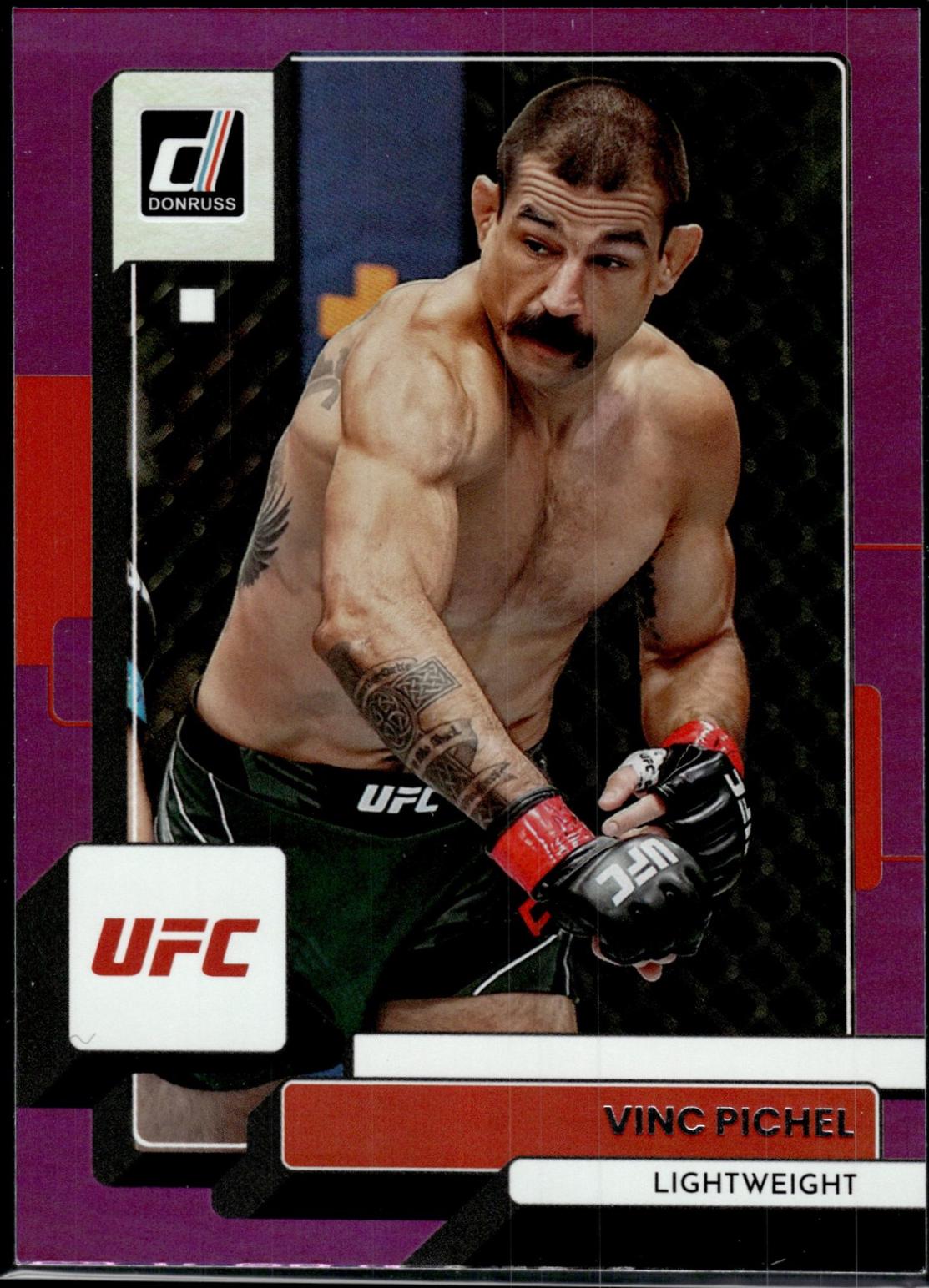 Vinc Pichel 2023 Panini Donruss UFC Base #193 Purple Flood