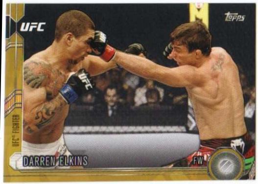 Darren Elkins 2015 Topps UFC Chronicles Base #96 Gold