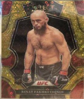 Rinat Fakhretdinov 2023 Panini Select UFC Premier Level #179 Gold Disco