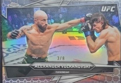 Alexander Volkanovski 2026 Topps Chrome UFC Base #30 Octafractor