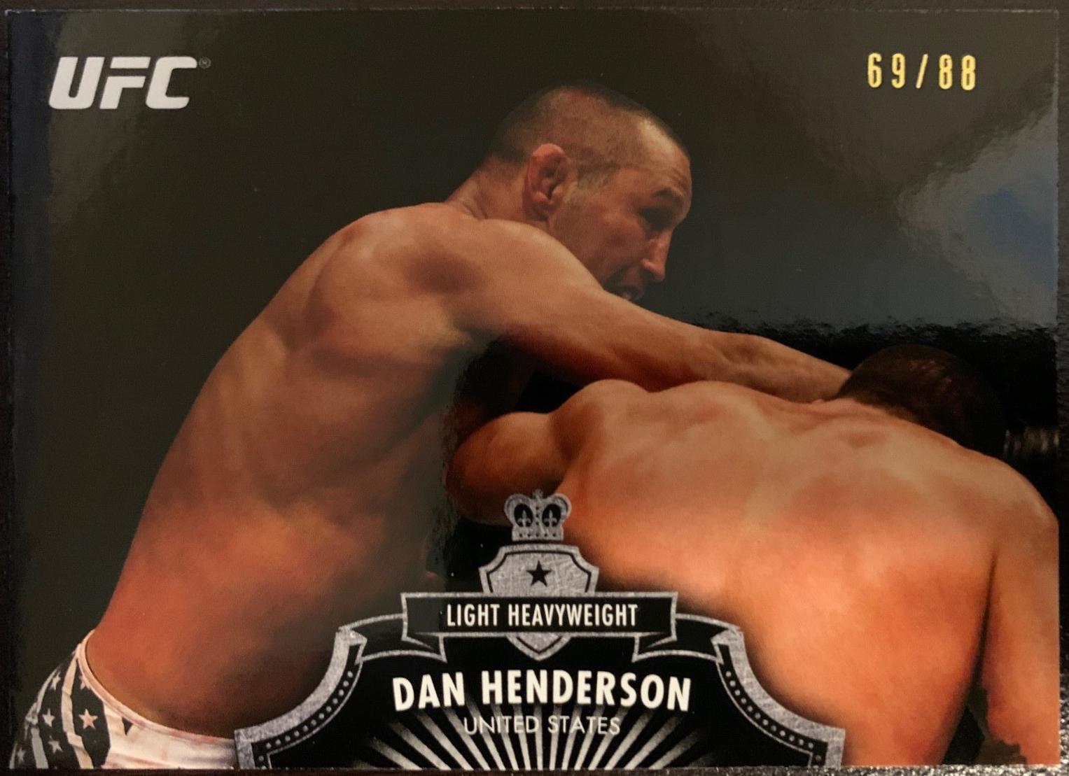 Dan Henderson 2012 Topps UFC Bloodlines Base #130 Black