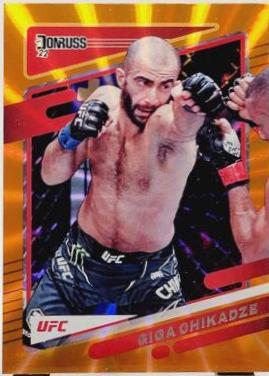 Giga Chikadze 2022 Panini Donruss UFC Base #69 Orange