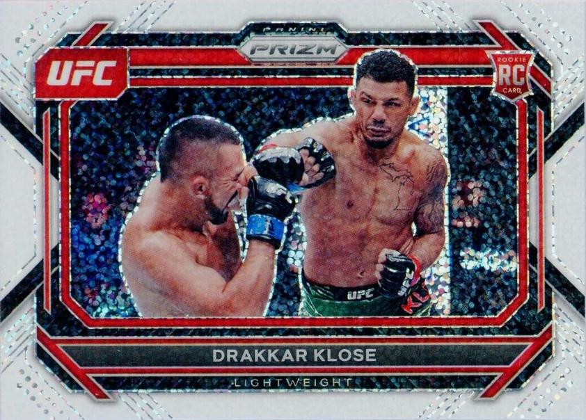 Drakkar Klose 2023 Panini Prizm UFC Base #100 White Sparkle