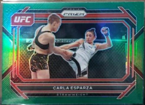 Carla Esparza 2023 Panini Prizm UFC Base #78 Green