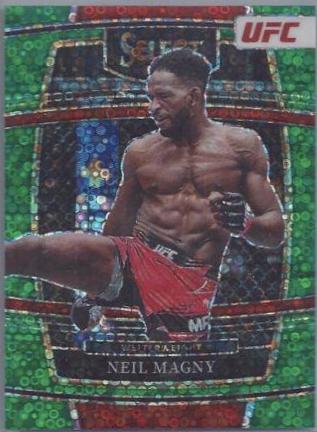 Neil Magny 2022 Panini Select UFC Concourse #86 Green Disco