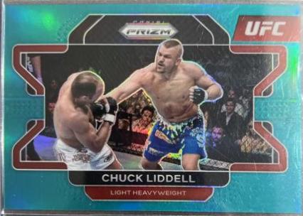 Chuck Liddell 2022 Panini Prizm UFC Base #9 Teal