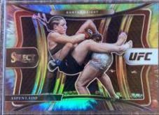 Aspen Ladd 2021 Panini Select UFC Premier Level #158 Gold
