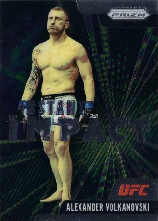 Alexander Volkanovski 2021 Panini Prizm UFC Instant Impact #25 Black