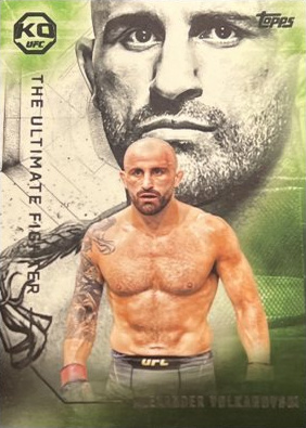 Alexander Volkanovski 2025 Topps Knockout UFC The Ultimate Fighter #UF-5 Emerald
