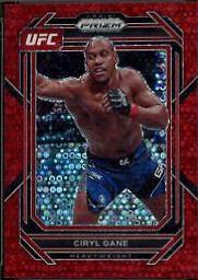 Ciryl Gane 2023 Panini Prizm Under Card UFC Base #115 Red