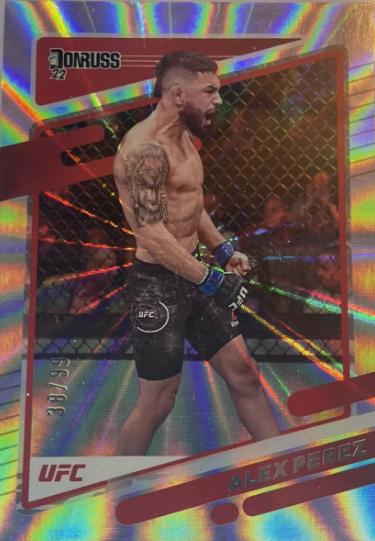 Alex Perez 2022 Panini Donruss UFC Base #13 Laser