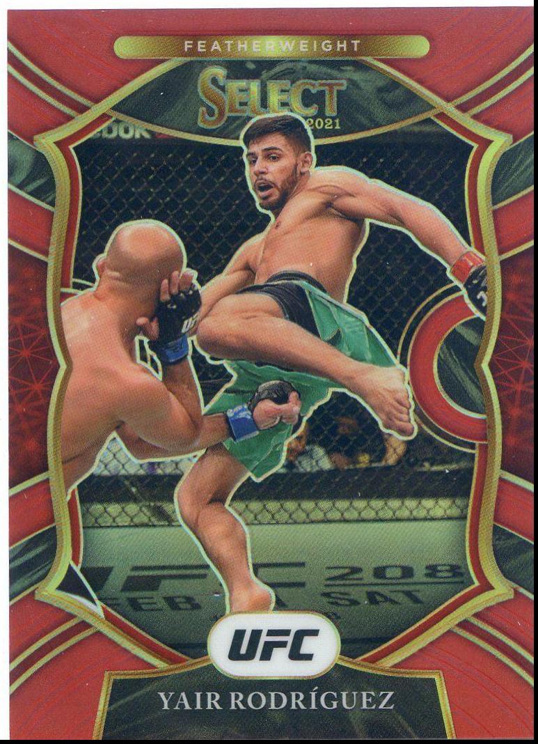 Yair Rodríguez 2021 Panini Select UFC Concourse #63 Red